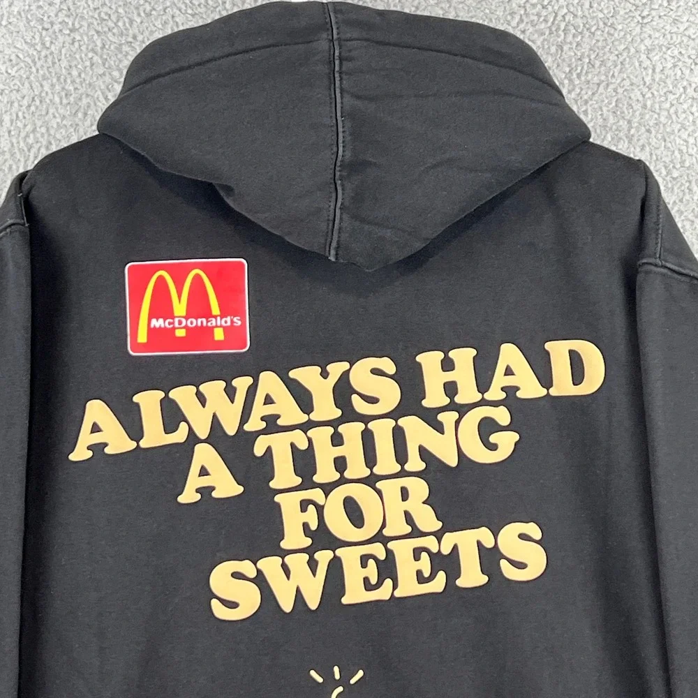 Travis Scott Cactus Jack McDonald's Apple Pie Hoodie Black XL CPFM Style 2020 - Picture 7 of 11
